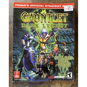 Gauntlet Dark Legacy  Official Strategy Guide PlayStation 2 Clean Fast Shipping